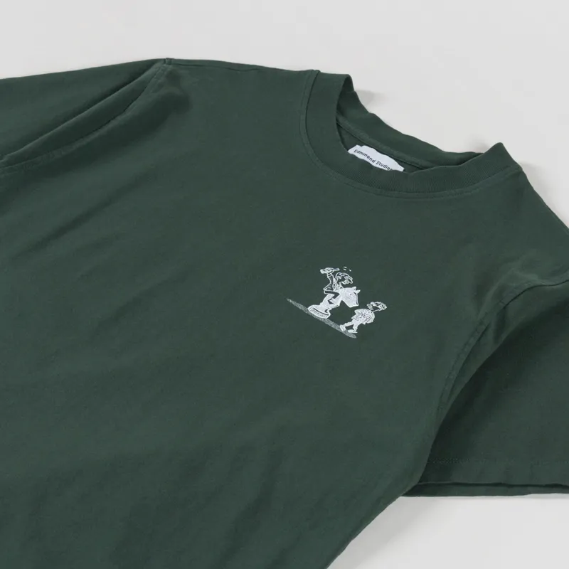 Edmmond Studios Chess Olympics T Shirt Dark Green-3