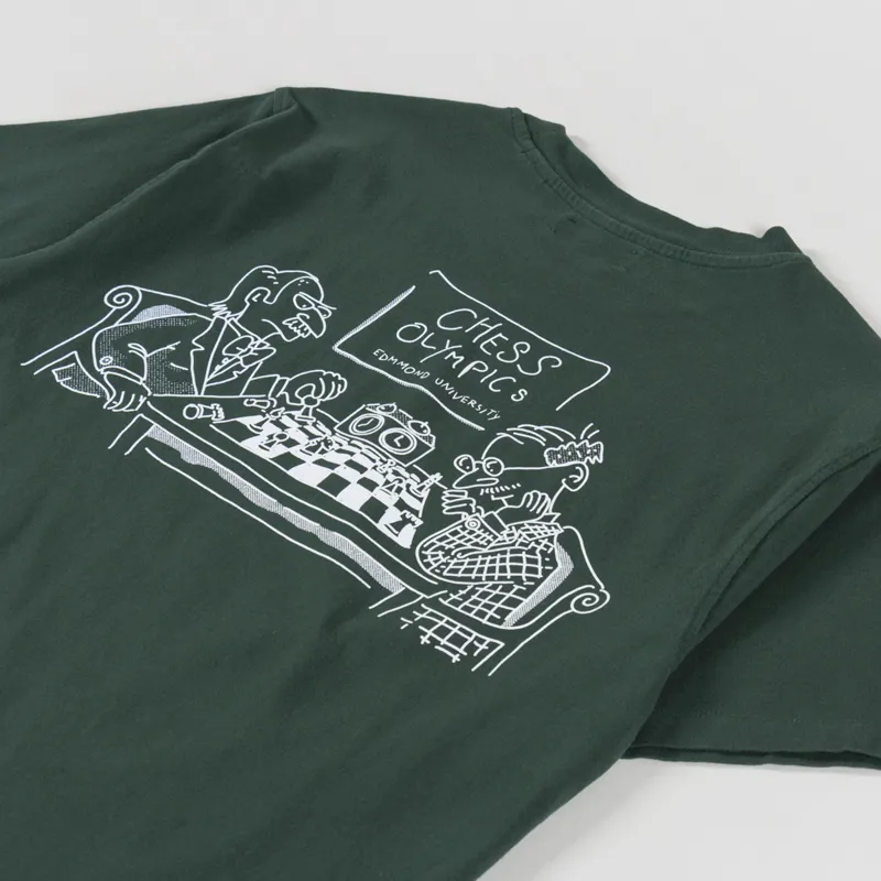 Edmmond Studios Chess Olympics T Shirt Dark Green-2
