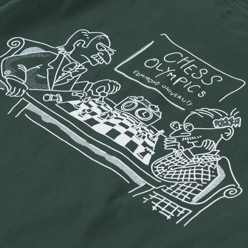 Edmmond Studios Chess Olympics T Shirt Dark Green-4