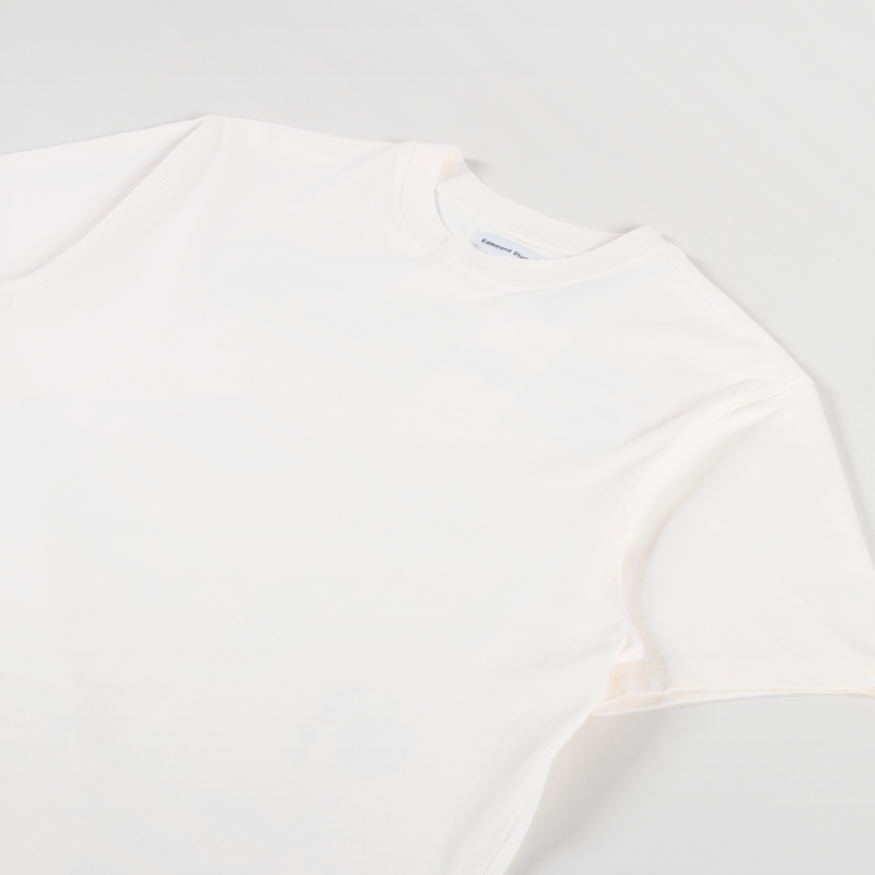Edmmond Studios Luxury Cars T Shirt Plain Off White-3