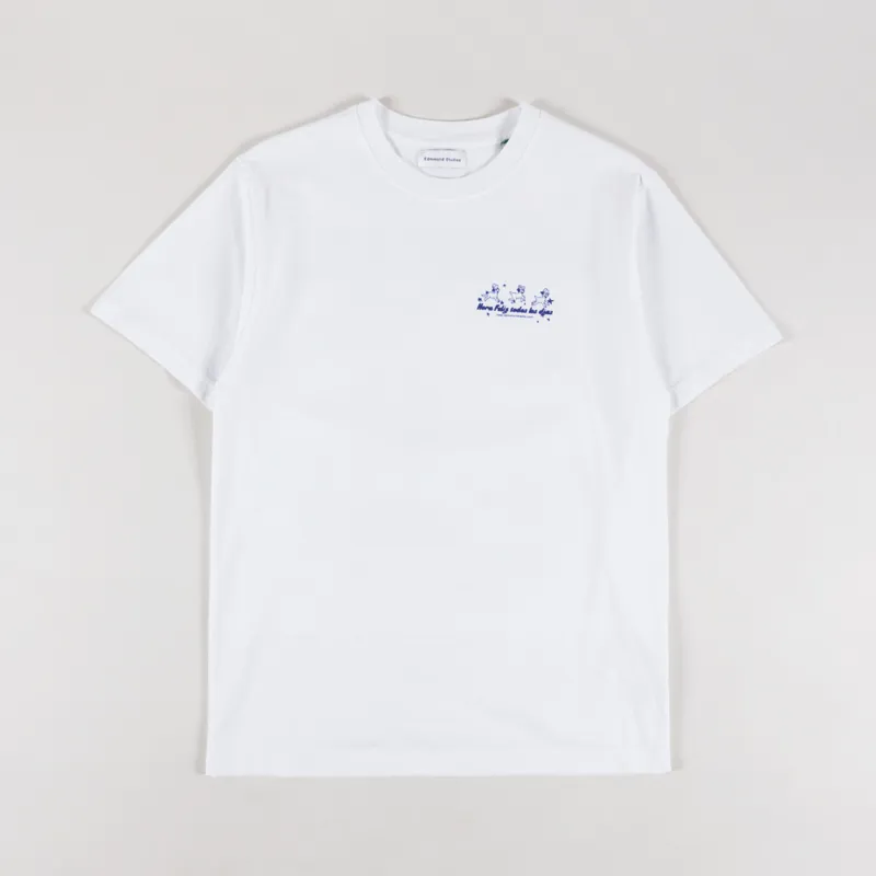 Edmmond Studios Hora Feliz Todos Los Dias T Shirt White-1