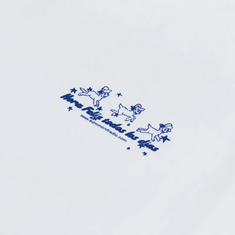 Edmmond Studios Hora Feliz Todos Los Dias T Shirt White-5