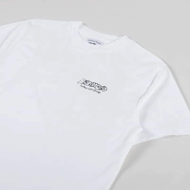 Edmmond Studios Cafe Edmmond T Shirt White-3