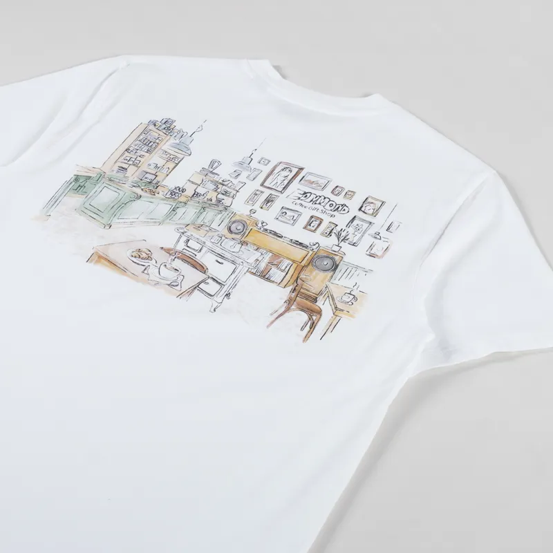 Edmmond Studios Cafe Edmmond T Shirt White-2