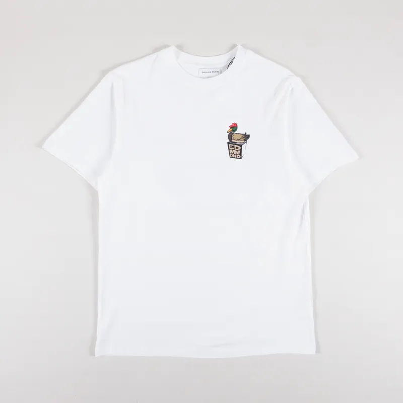 Edmmond Studios Duck Pond T Shirt White-1