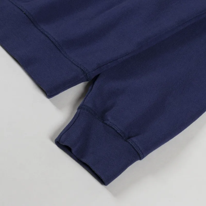 Edmmond Studios Duck Patch Sweatshirt Plain Navy-5