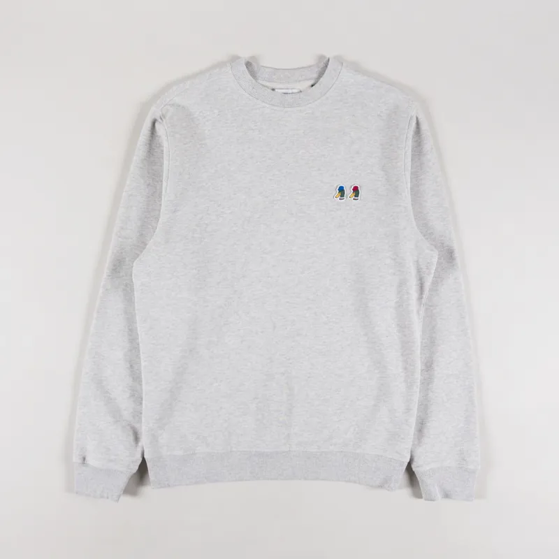Edmmond Studios Special Duck Sweatshirt Grey Melange