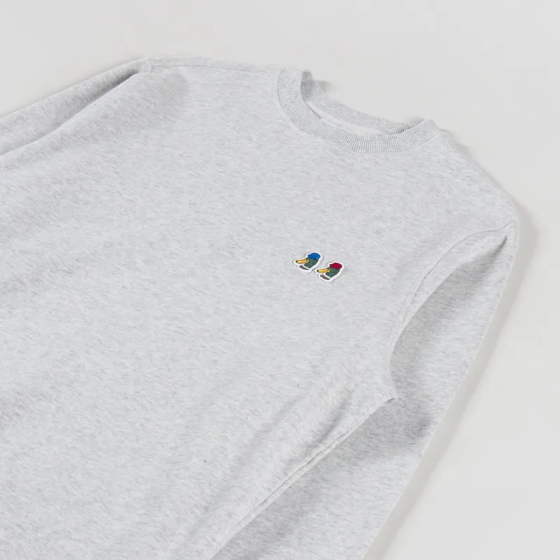 Edmmond Studios Special Duck Sweatshirt Grey Melange-2