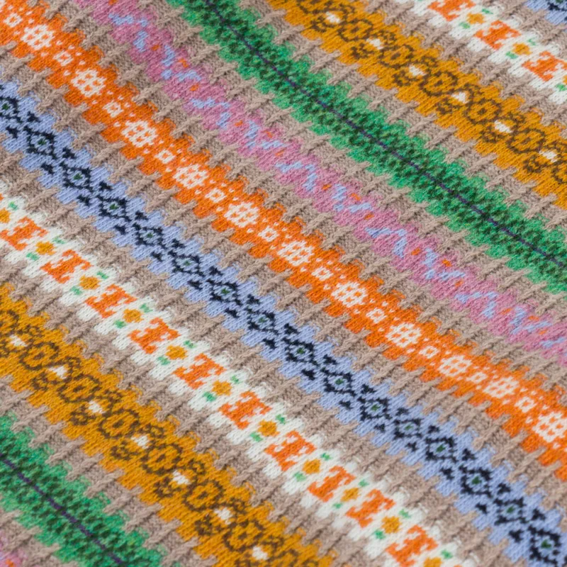 Edmmond Studios Multi Stripes Sweater Taupe-4