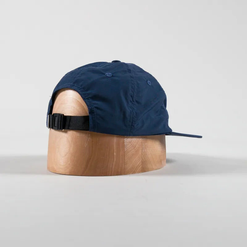 Edmmond Studios Mens Six Panel Mini Logo Cap Hat Navy Blue
