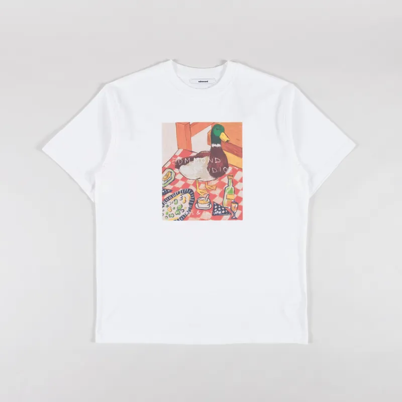 Edmmond Studios Cute Duck T Shirt White