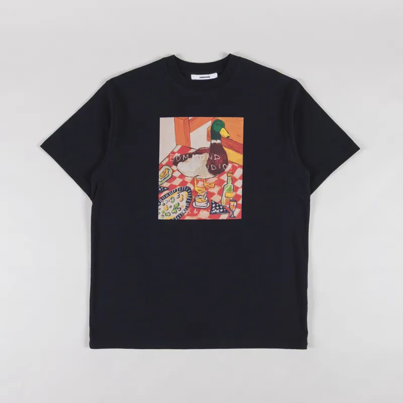 Edmmond Studios Cute Duck T Shirt Black