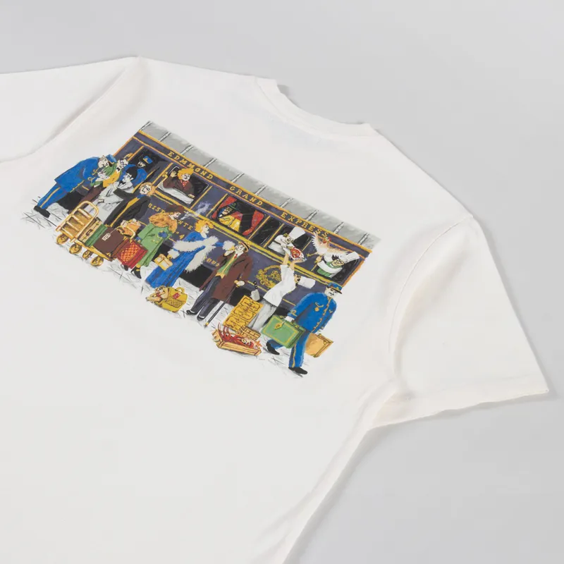 Edmmond Studios Orient Express T Shirt Off White-2