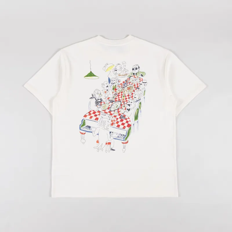 Edmmond Studios Piano Bar T Shirt Off White