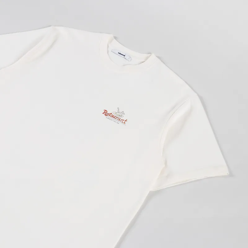 Edmmond Studios Piano Bar T Shirt Off White-3