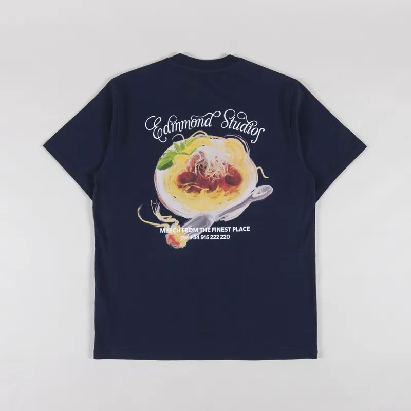 Edmmond Studios La Trattoria T Shirt Navy