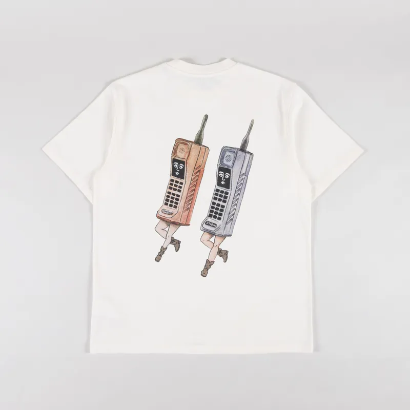 Edmmond Studios Call Me T Shirt Off White