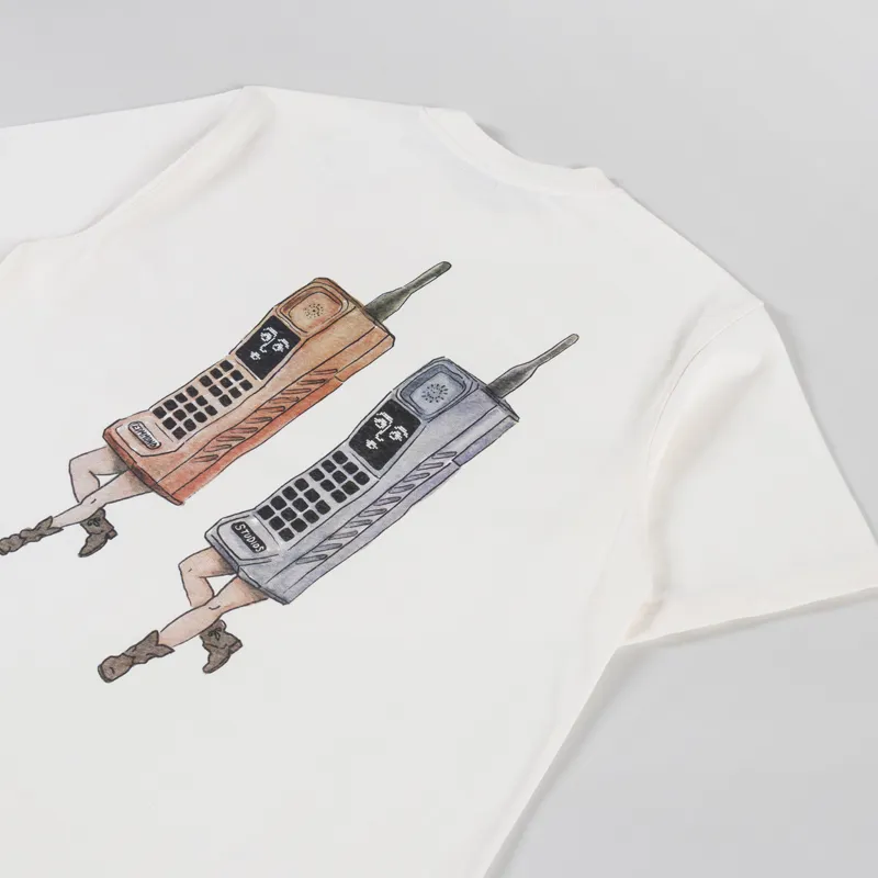 Edmmond Studios Call Me T Shirt Off White-2