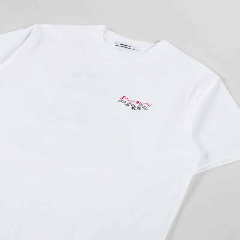 Edmmond Studios Fete De La Musique T Shirt White-3