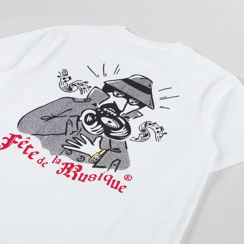 Edmmond Studios Fete De La Musique T Shirt White-2