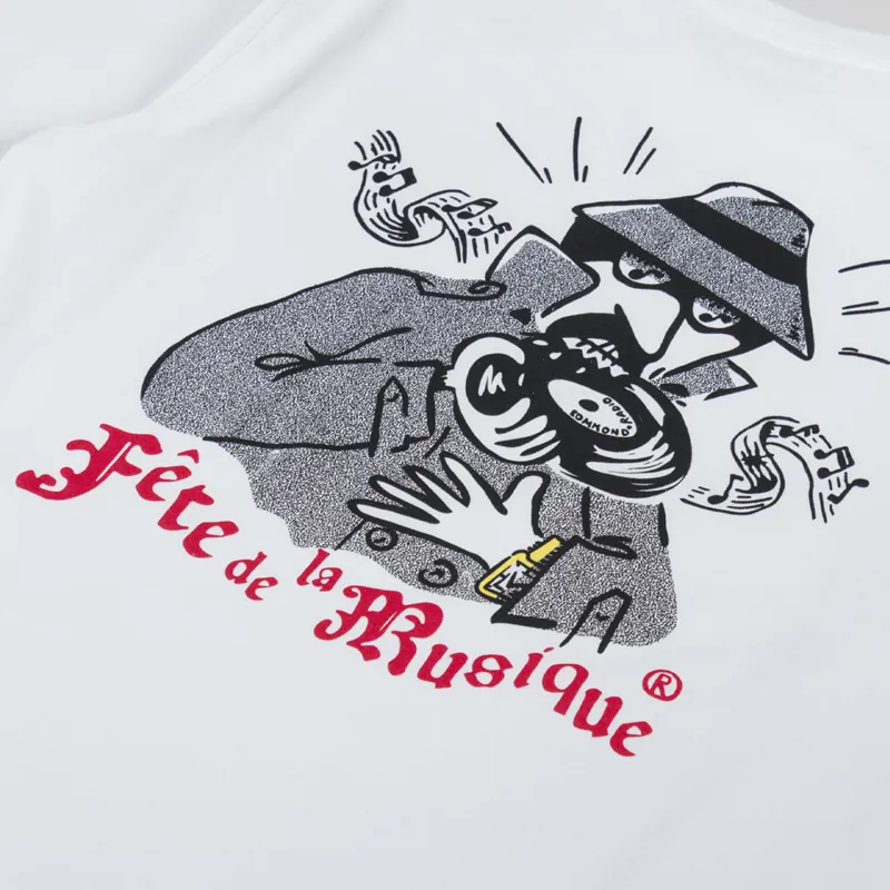 Edmmond Studios Fete De La Musique T Shirt White-4