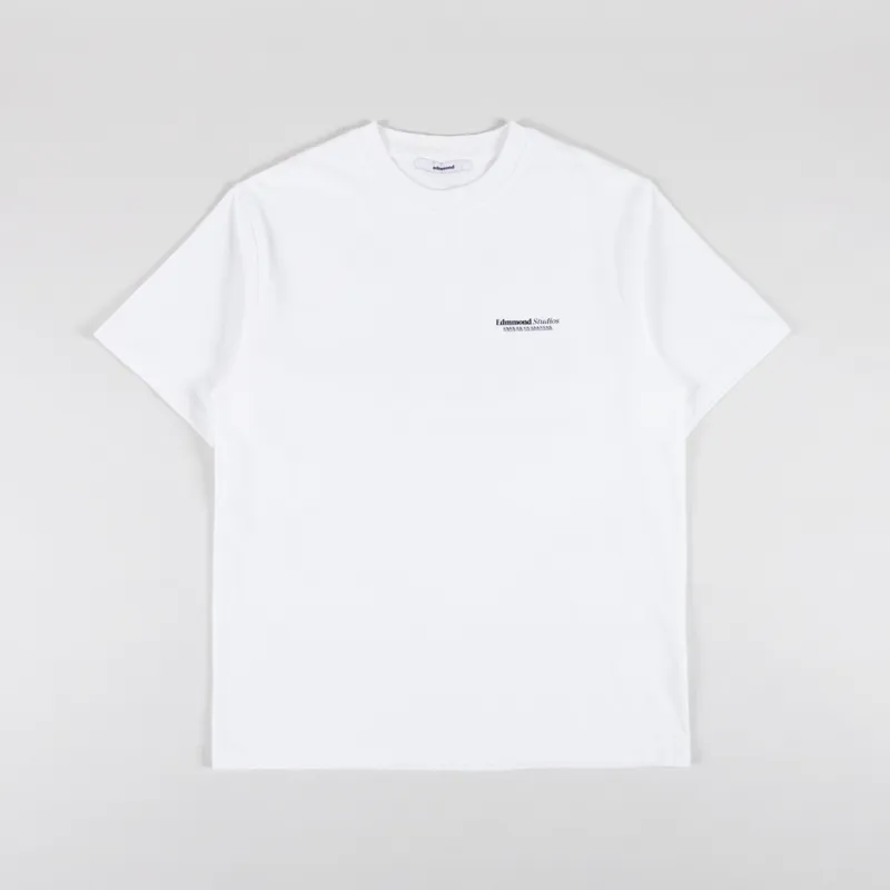 Edmmond Studios Speakers T Shirt White-1