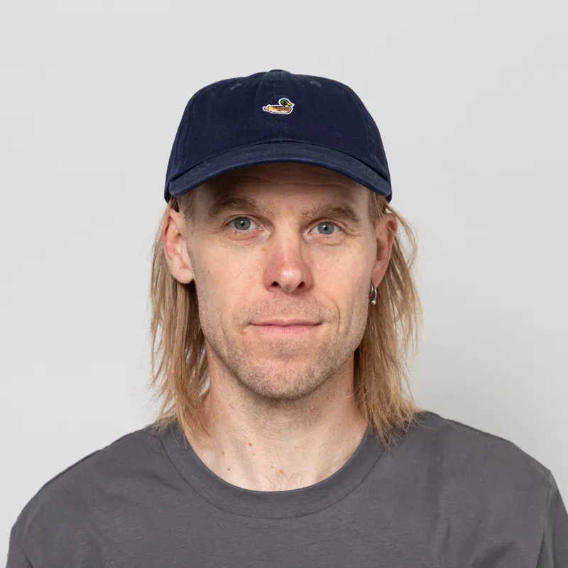 Edmmond Studios Duck Patch Cap Navy-1