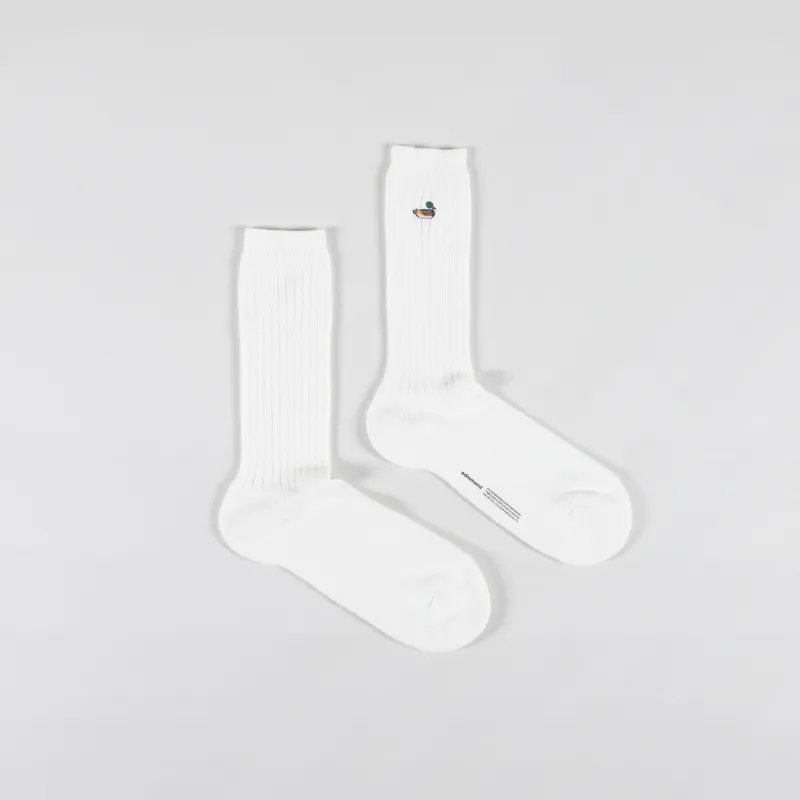 Edmmond Studios Duck Socks Off White