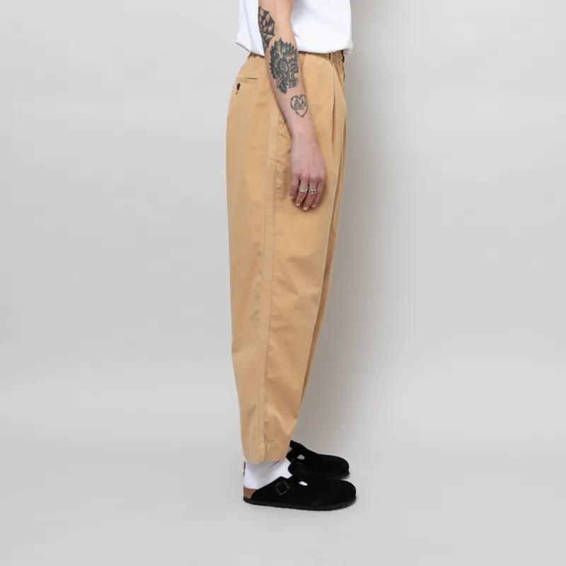 Universal Works Womens Oxford Pants Dark Sand Summer Canvas-4