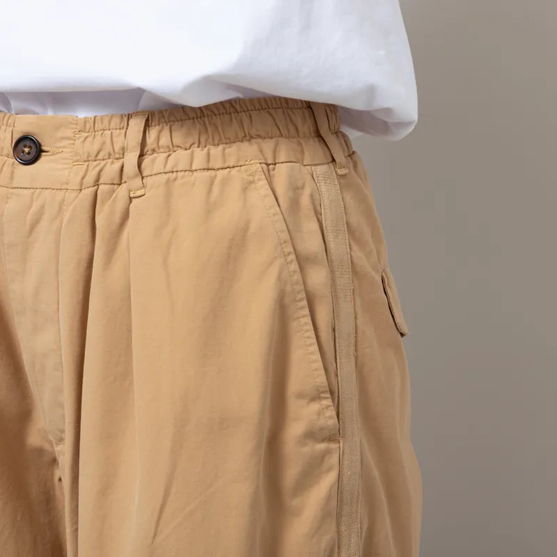 Universal Works Womens Oxford Pants Dark Sand Summer Canvas-8