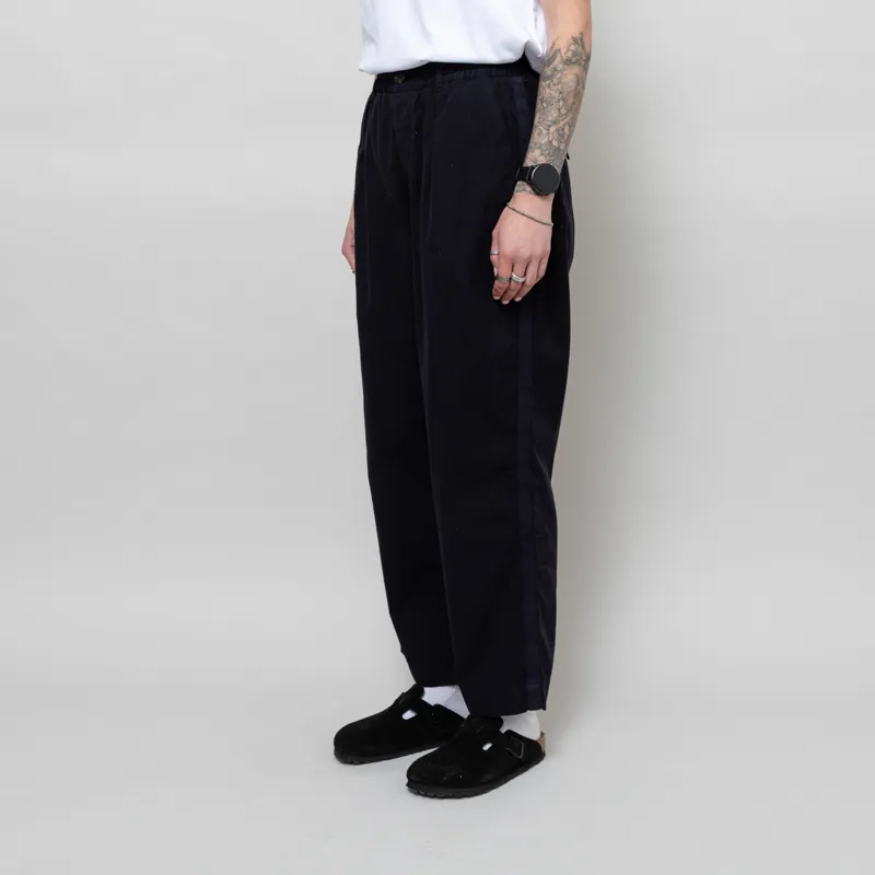 Universal Works Womens Oxford Pants Navy Summer Canvas-1