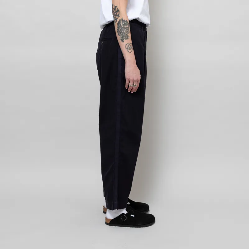 Universal Works Womens Oxford Pants Navy Summer Canvas-4