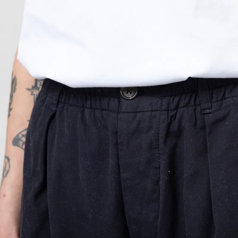 Universal Works Womens Oxford Pants Navy Summer Canvas-9