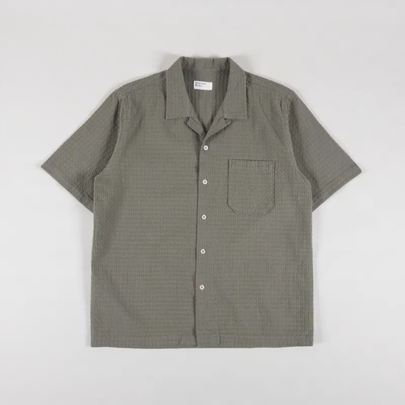 Universal Works Road Shirt Olive Delos