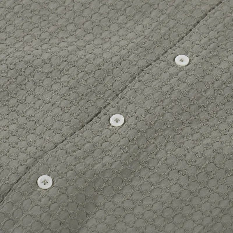 Universal Works Road Shirt Olive Delos-5