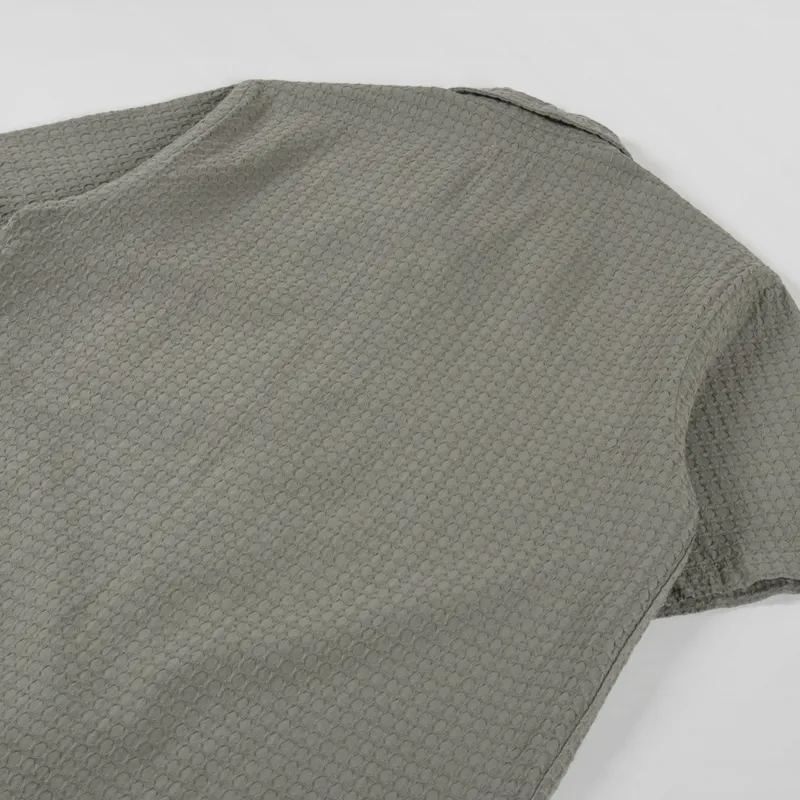 Universal Works Road Shirt Olive Delos-3