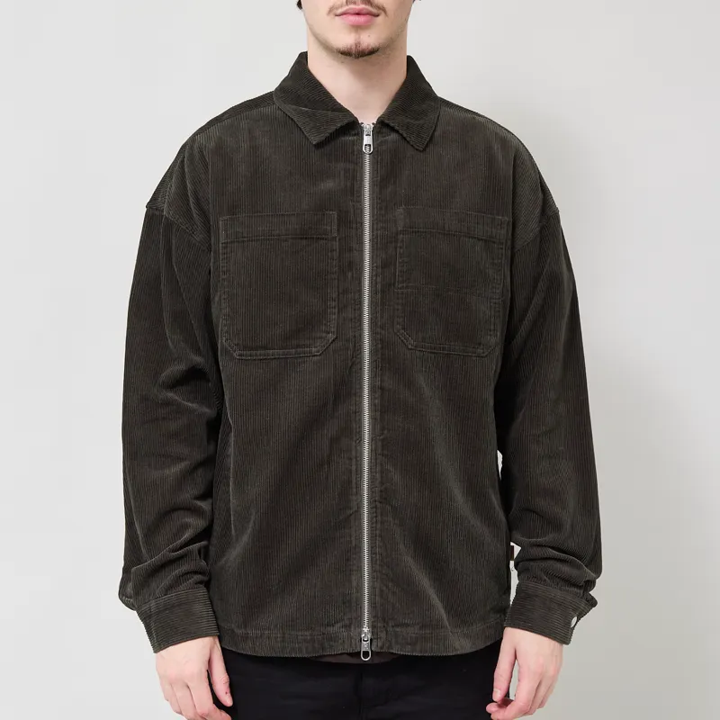 Revolution Zipped Worker Shirt Army