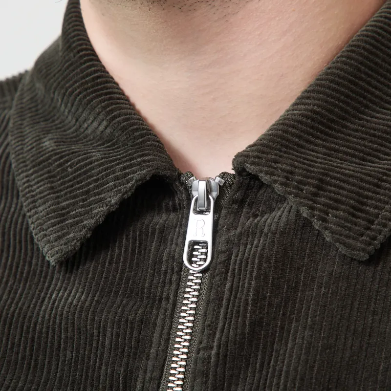 Revolution Zipped Worker Shirt Army-4