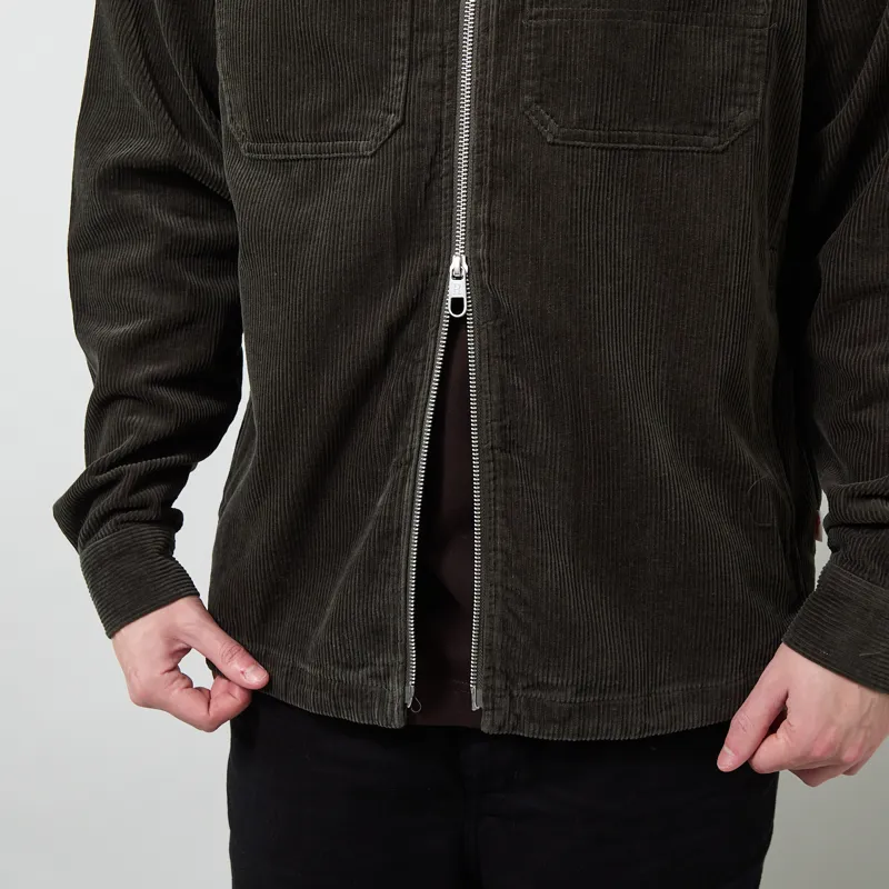 Revolution Zipped Worker Shirt Army-6