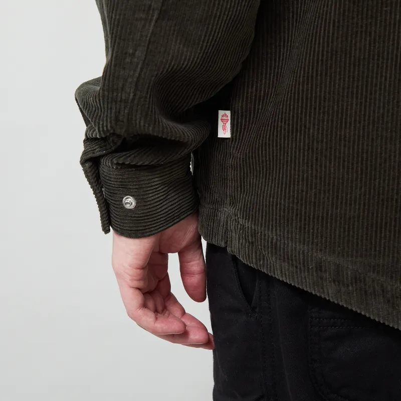 Revolution Zipped Worker Shirt Army-10