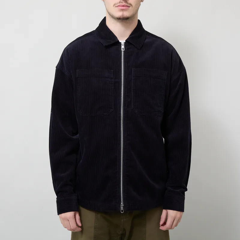 Revolution Zipped Worker Shirt Navy