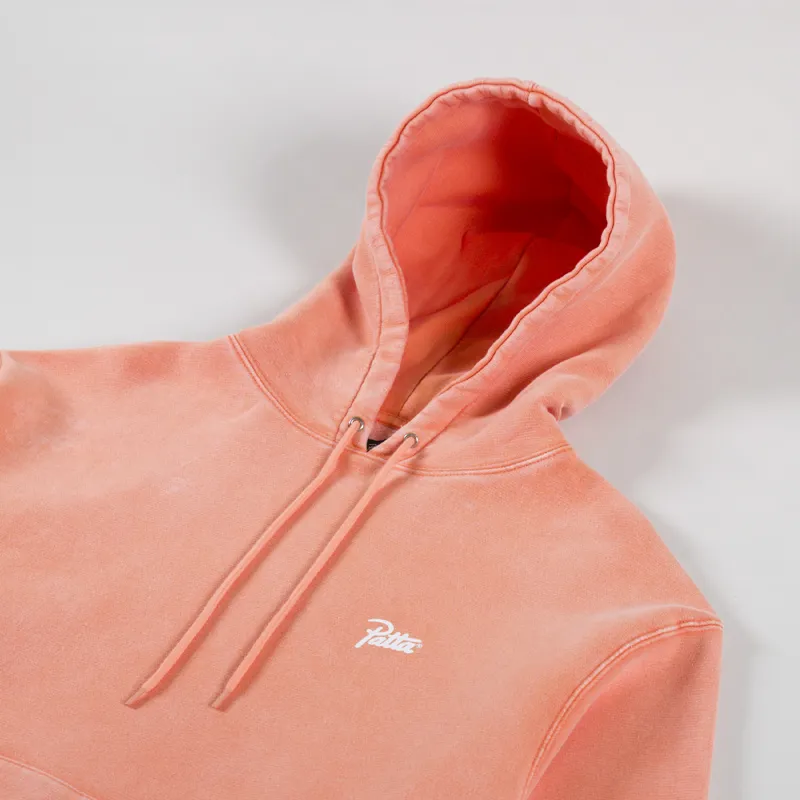 Patta Classic Washed Hooded Sweater Melon-2