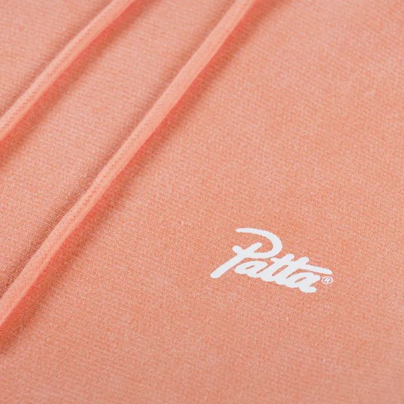 Patta Classic Washed Hooded Sweater Melon-4