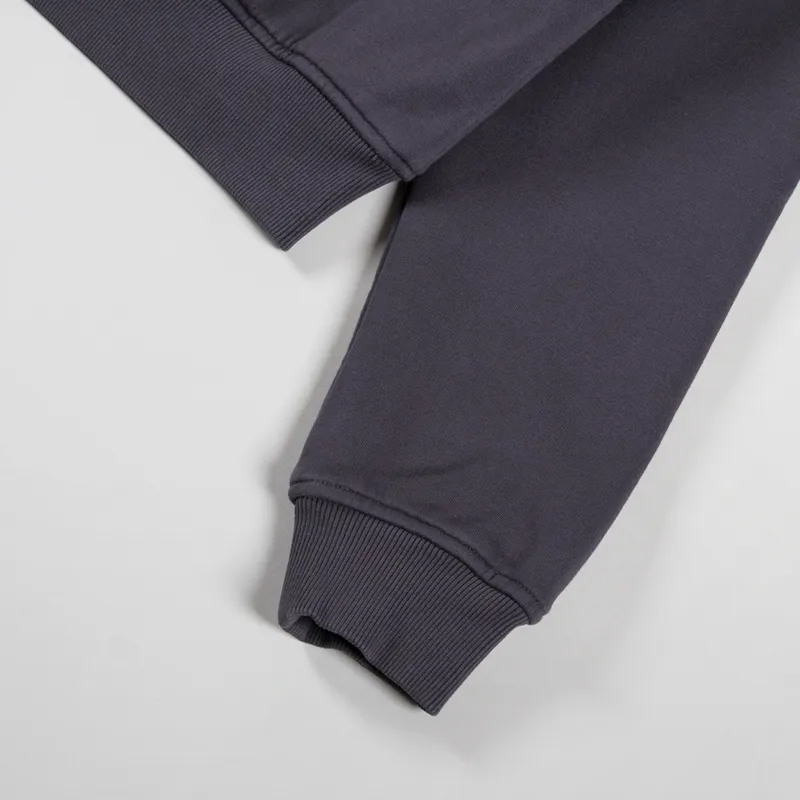 Patta Classic Zip Up Hooded Sweater Forged Iron-8