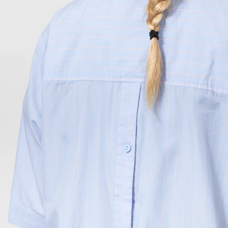 Selfhood Womens Short Sleeve Shirt Light Blue-8