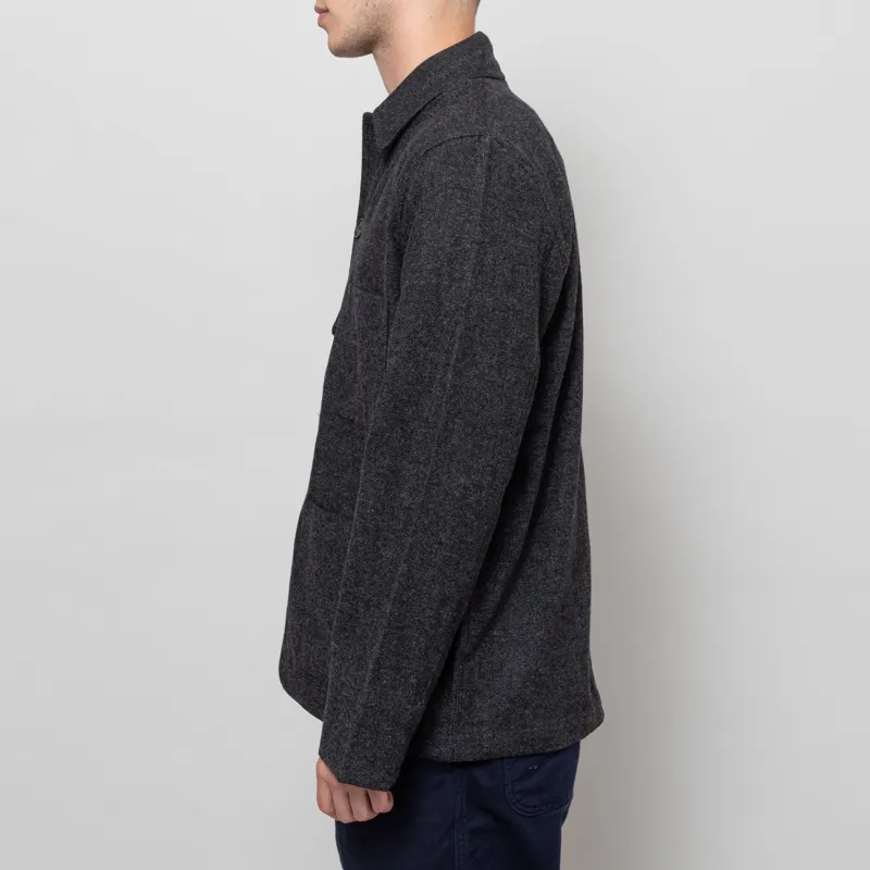 Universal Works Merchant Jacket Grey Anders Wool Upcycled-2