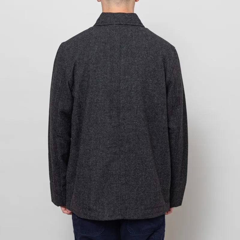 Universal Works Merchant Jacket Grey Anders Wool Upcycled-3