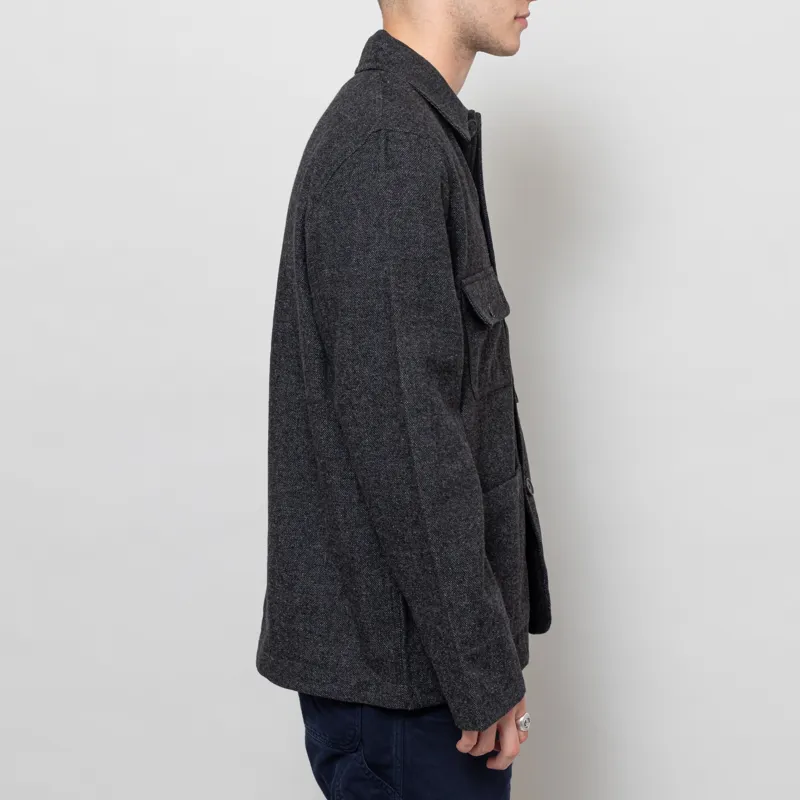 Universal Works Merchant Jacket Grey Anders Wool Upcycled-4