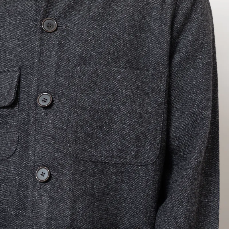 Universal Works Merchant Jacket Grey Anders Wool Upcycled-8