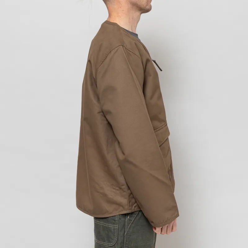 Universal Works Parachute Liner Jacket Khaki Brushed Polytech-4